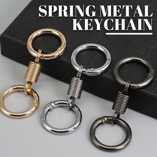 (š„2025Last Day Promotion  - 49% off)Nordic Retro Spring Double Ring Keychain